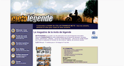 Desktop Screenshot of moto-legende.fr